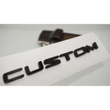 Dk Tuning Custom 2014+ Bagaj Siyah Yazı Logo Ford Tourneo İle Uyumlu Bagaj Arma