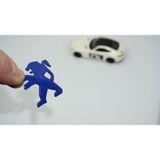 Dk Tuning Direksiyon Mavi Logo Amblem Arma Peugeot İle Uyumlu