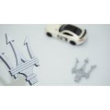 Dk Tuning Maserati Yan Kanatlar Gri 3M 3D Rozet Amblem Seti
