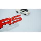 Dk Tuning Rs Kırmızı Metal Bagaj Yazı Logo Amblem Honda İle Uyuml