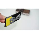 Dk Tuning S4 Siyah Gri Ön Panjur Logo Arma Audi İle Uyumlu