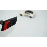 Dk Tuning S7 Siyah Kırmızı Ön Panjur Logo Arma Audi İle Uyumlu