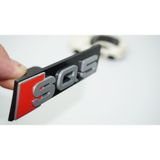 Dk Tuning Sq5 Gri Kırmızı Ön Panjur Logo Arma Audi İle Uyumlu