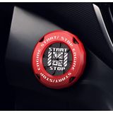 Dk Tuning Start Stop Kontak Butonu Kırmızı Metal Kaplaması 1 Adet