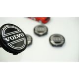 Dk Tuning Volvo Jant Göbeği Kapak Seti 60MM Siyah Renk