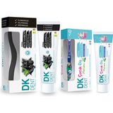 DKDENT Aktif Karbon Diş Macunu (Fırçalı) 75 ml + Çocuk Diş Macunu (Fırçalı) 50 ml - 2