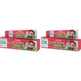 DKDENT Vegan Pırıl Ahududu Aromalı Florürsüz Çocuk Diş Macunu 50 ml 2li paket