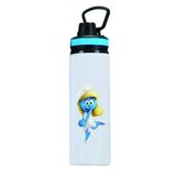 DKDZ SHOP Şirinler Baskılı Metal Suluk - Matara 850ml. - 001