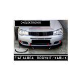 DKELEKTRONİK Fiat Albea Ön Tampon Eki Body Kit Karlık Lip Siyah Uyumlu