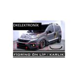 DKELEKTRONİK Fiorino - Bipper - Nemo Ön Tampon Eki Body Kit Karlık Lip Siyah