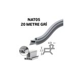 DKF CONTA 5mm gri nat05 kapı ve pencere fitili 20 metre