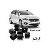 Dkmc Group EGEA STATİON WAGON 2015-2019 MODEL ARASI UYUMLU (20 ADET) BİJON KAPAĞI TAKIM PİYANO SİYAH
