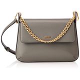 DKNY Bayan Belen Flap Crossbody Çanta, Koyu Gri, Belen Flap Crossbody