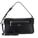 DKNY Bayan Bryant Ave Tz Demi Cbody Crossbody Çanta, Siyah/altın, One Size, Crossbody Çanta
