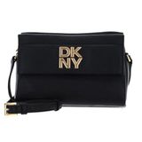 DKNY Bayan Rosa Crossbody Çanta, Siyah Altın, Rosa Crossbody