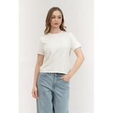 Dkny Bisiklet Yaka Sweatshirt Fil Dişi, XS, DJ4R0437, IVORY, kadın