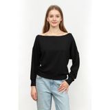 Dkny Bisiklet Yaka Sweatshirt, S, 963463, siyah, kadın