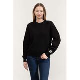 Dkny Bisiklet Yaka Sweatshirt, S, D2G4A159, Siyah, kadın