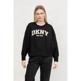 Dkny Bisiklet Yaka Sweatshirt, S, DP4T9944, Siyah, kadın