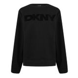 Dkny Bisiklet Yaka Sweatshirt, XS, DP5T1140, Siyah, kadın