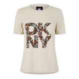 Dkny Bisiklet Yaka T-Shirt Çok Renkli, M, D2G4A174, Çok Renkli, Kadın