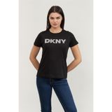 Dkny Bisiklet Yaka T-Shirt Çok Renkli, M, DJ4T1268, Çok Renkli, Kadın