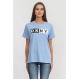 Dkny Bisiklet Yaka T-Shirt Çok Renkli, S, 975752, MAVİ, Kadın