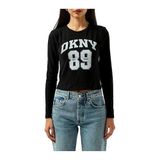 Dkny Bisiklet Yaka T-Shirt Çok Renkli, S, TYCA7EA9FB8131B7733711A00, Çok Renkli, Kadın