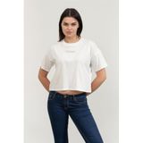 Dkny Bisiklet Yaka T-Shirt Fil Dişi, M, DP4T1070, Fil Dişi, Kadın
