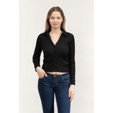 Dkny Bluz, XS, DJ5T1385, Siyah, Kadın