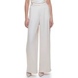 Dkny Crepe Chino Pantolon, 4, P3AKNQ84, Krem, Kadın