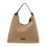 Dkny Deri Omuz Çantası, Standart, 5003359751, Natürel, Kadın