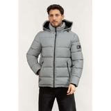 Dkny Erkek Mont, L, DXE51420, Gümüş, mens