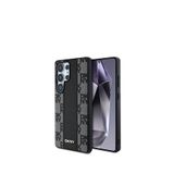DKNY Galaxy S25 Ultra Magsafe Checkered Pattern Uyumlu Siyah Telefon Kılıfı