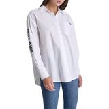 Dkny Gömlek Beyaz/Siyah, S, E31M1RDM, BEYAZ/SIYAH, Kadın