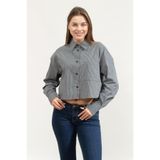 Dkny Gömlek, M, D2B4A152, BLK/WHT MULTI, Kadın