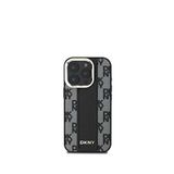 DKNY iPhone 16 Pro Checkered Pattern Magsafe Uyumlu Siyah Telefon Kılıfı