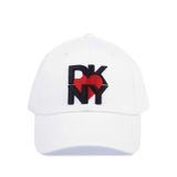 DKNY Kadın Baseball Şapka, Beyaz, Tek Beden