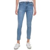 DKNY Kadın Temel Temel Kot Pantolon, Saf mavi,