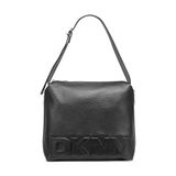 DKNY Kadın Zia Hobo Çanta Tote, Siyah/gümüş, One Size