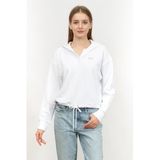 Dkny Kapüşonlu Sweatshirt, S, 963468, beyaz, kadın