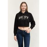 Dkny Kapüşonlu Sweatshirt Siyah, L, DP4T9938, BLACK, kadın