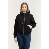 Dkny Kapüşonlu Sweatshirt Siyah, S, D2B4A139, BLACK, kadın