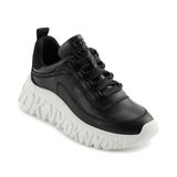 DKNY Lacombe-Lace Up Sn kadın spor ayakkabısı, Siyah, 37 EU
