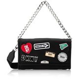 Dkny Omuz Çantası Siyah, Standart, R523EL08, BLACK/SILVER, Kadın