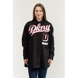Dkny Siyah Gömlek, L, D2B4A106, BLACK, Kadın