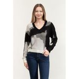 Dkny Triko Kazak, 2XS, P4JSCU09, ICE CHIP GREY/BLACK, Kadın