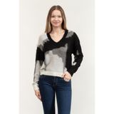Dkny Triko Kazak, S, P4JSCU09, ICE CHIP GREY/BLACK, Kadın