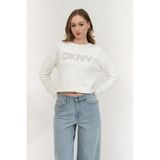 Dkny Triko Kazak, XS, 304880032, IGD - IVORY/GOLD, Kadın