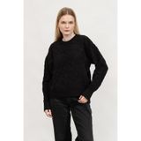 Dkny Triko Kazak, XS, P4MSAQ51, BLACK, Kadın